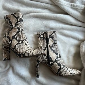 Vince Camuto Snakeskin Boots